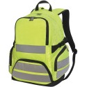 Sac à dos de sport fluo, bandes réfléchissantes sur trois côtés