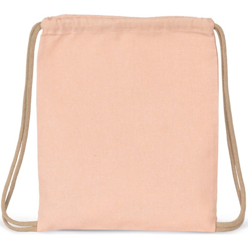 Petit sac à dos recyclé pour enfant à cordon coulissant, 200 g/m²