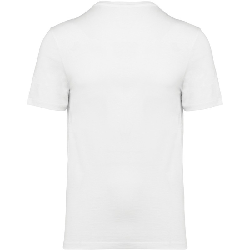 T-shirt homme coton Supima premium col rond manches courtes, 190 g/m²