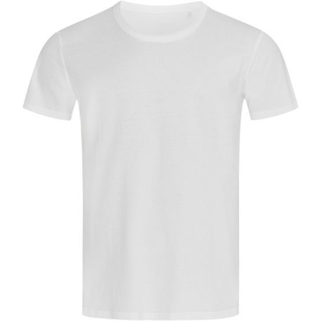 T-shirt col rond côtelé en coton ringspun NO LABEL, 160 g/m²