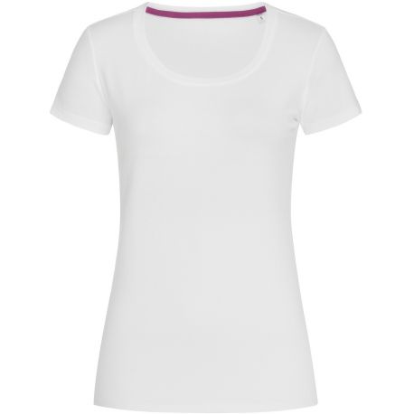 Tee-shirt femme col rond près du corps NO LABEL, 170 g/m²