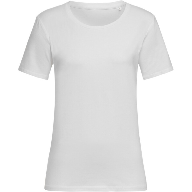 Tee-shirt femme col rond coupe droite NO LABEL, 170 g/m²