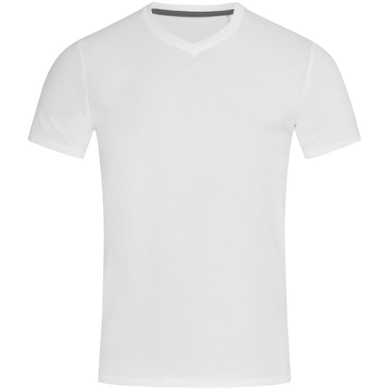 Tee-shirt homme col V près du corps NO LABEL, 170 g/m²