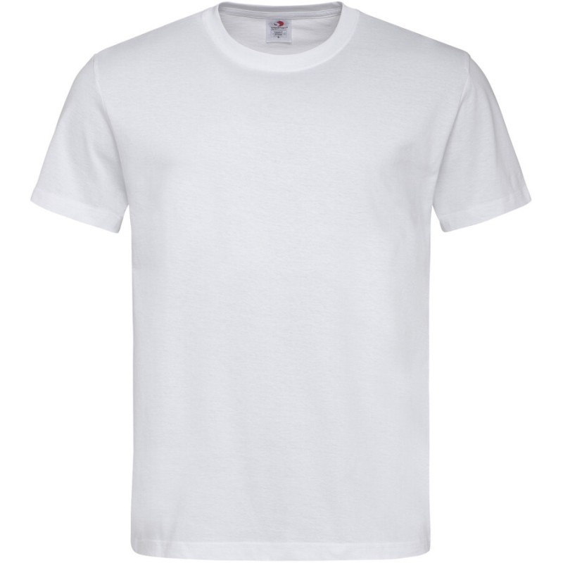 Tee-shirt unisexe col rond coupe droite manches courtes, 155 g/m²