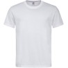 Tee-shirt unisexe col rond coupe droite manches courtes, 155 g/m²