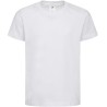 Tee-shirt enfant col rond coupe droite manches courtes, 155 g/m²