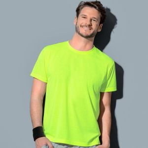 T-shirt de sport homme en polyester toucher coton ACTIVE-DRY, 160 g/m²