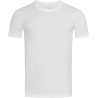 T-shirt homme cintré col rond côtelé en coton ringspun NO LABEL, 160 g/m²