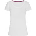 T-shirt femme cintré col rond côtelé en coton ringspun NO LABEL, 145 g/m²