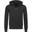 Veste sweat zippée à capuche pour homme en polycoton, 270 g/m²