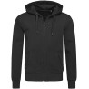 Veste sweat zippée à capuche pour homme en polycoton, 270 g/m²