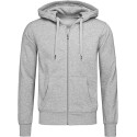 Veste sweat zippée à capuche pour homme en polycoton, 270 g/m²