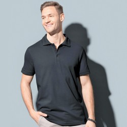 Polo homme en coton piqué haut de gamme NO LABEL, 180 g/m²