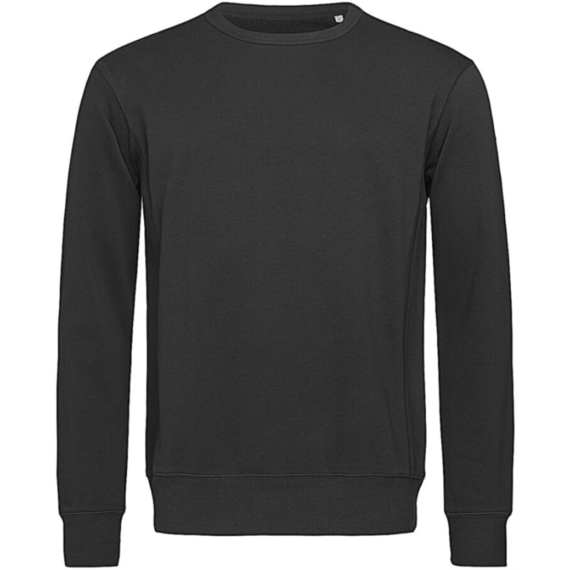 Sweat-shirt set in brossé à l'intérieur coupe droite NO LABEL, 270 g/m²