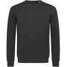 Sweat-shirt set in brossé à l'intérieur coupe droite NO LABEL, 270 g/m²