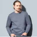 Sweat-shirt set in brossé à l'intérieur coupe droite NO LABEL, 270 g/m²
