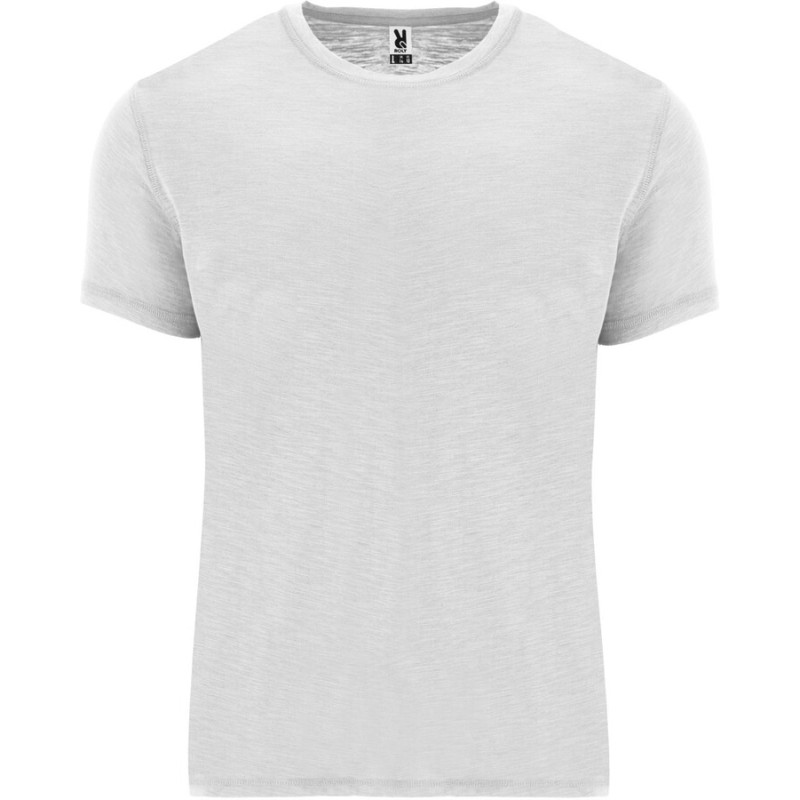 T-shirt manches courtes en coton chiné incliné, 150 g/m²