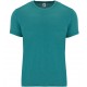 T-shirt manches courtes en coton chiné incliné, 150 g/m²