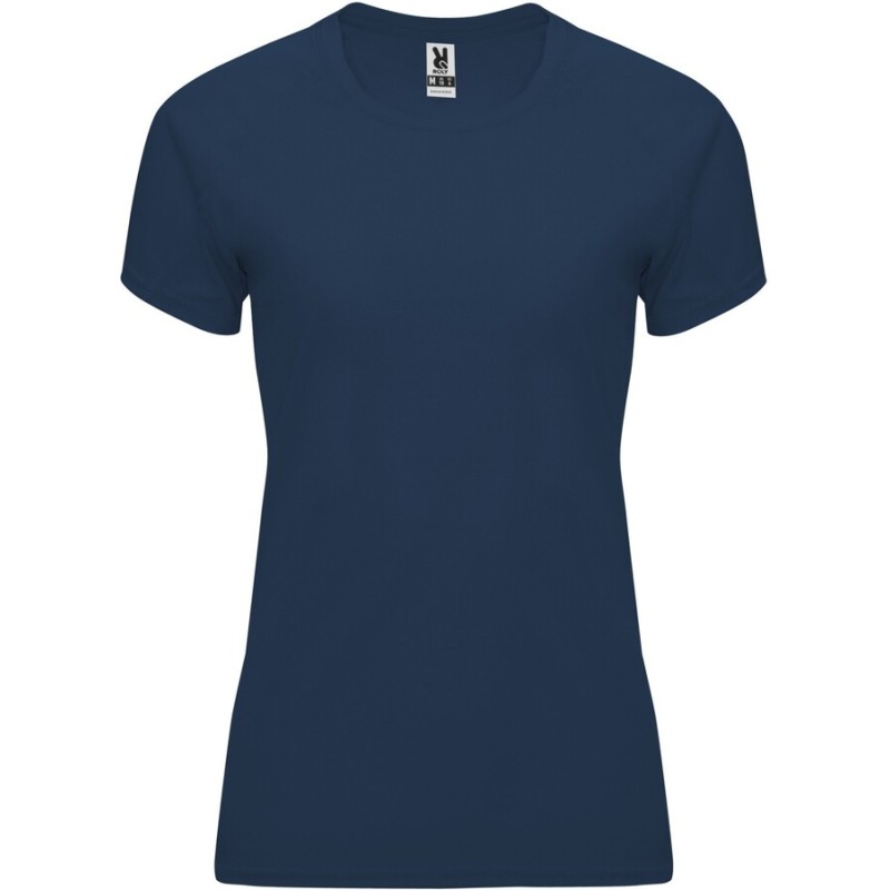 T-shirt de sport femme manches courtes raglan, 135 g/m²