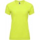 T-shirt de sport femme manches courtes raglan, 135 g/m²