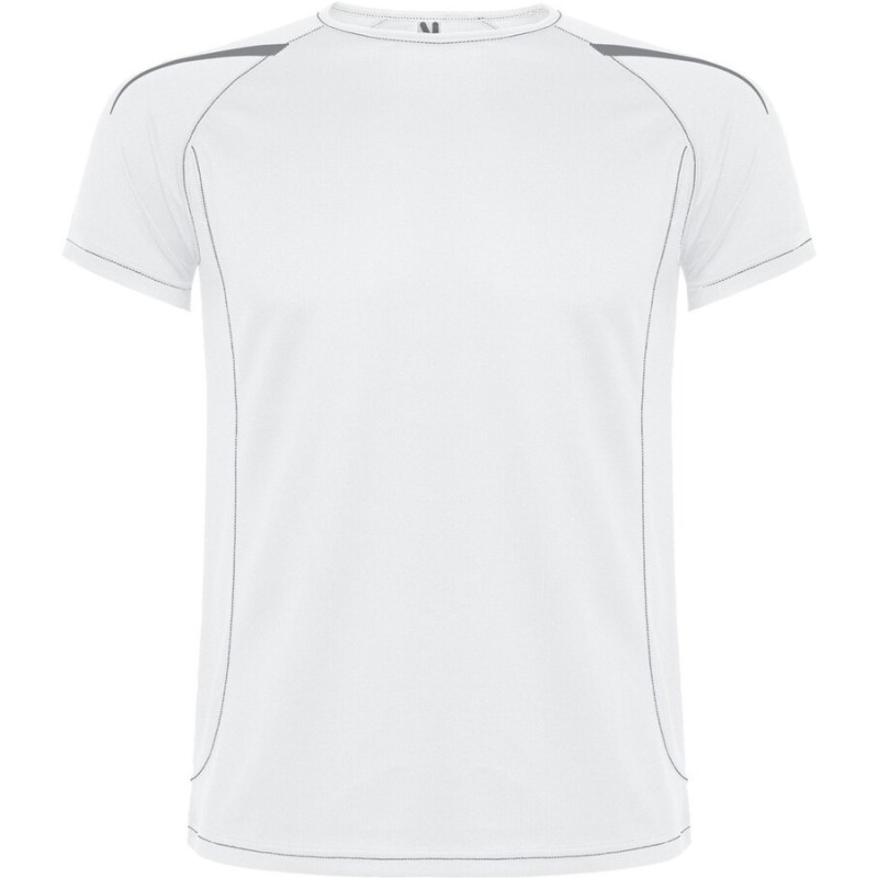 T-shirt sport respirant manches courtes raglan contrastées, 150 g/m²