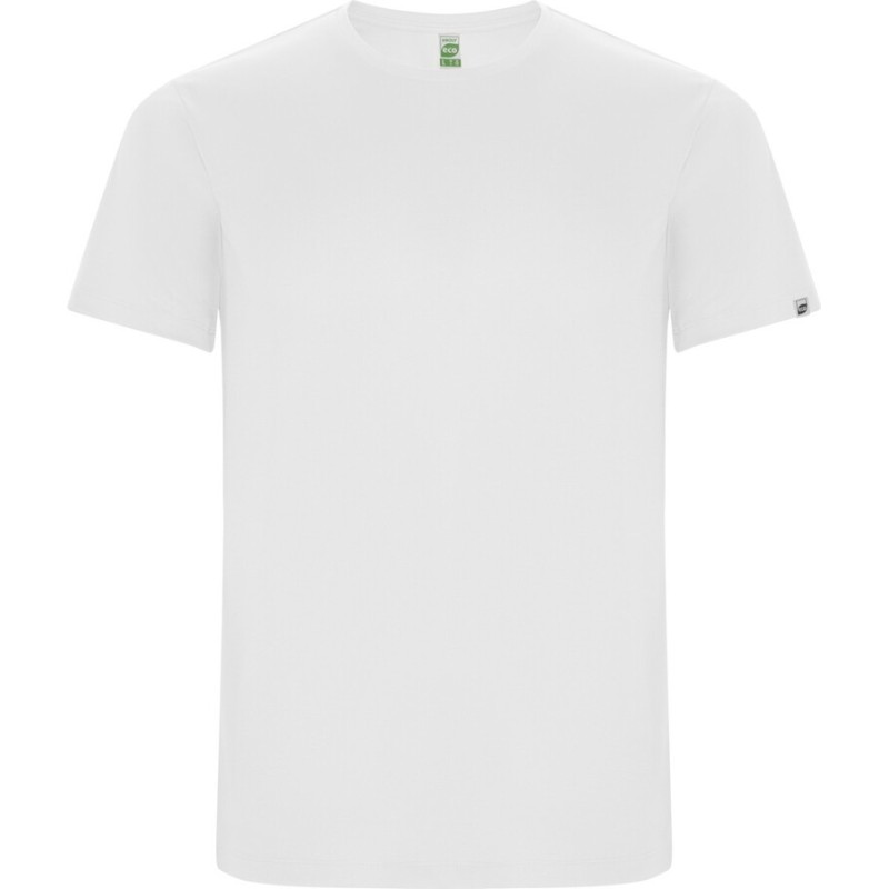 T-shirt de sport homm manches courtes en polyester recyclé, 135 g/m²