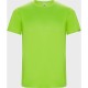 T-shirt de sport homm manches courtes en polyester recyclé, 135 g/m²