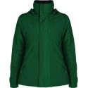 Parka femme col montant avec zip caché ton sur ton, 400 g/m²