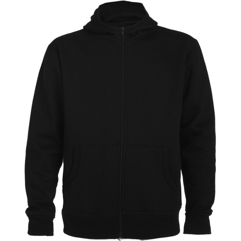 Sweat-shirt à capuche décontracté avec fermeture éclair, 280 g/m²