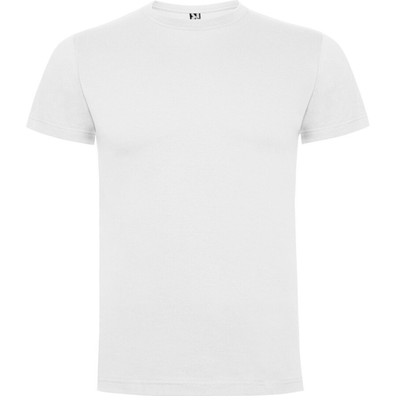 T-shirt homme en coton manches courtes quadruple épaisseur, 165 g/m²