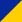 Bleu royal / Jaune