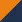 Orange / Bleu navy