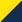 Jaune / Bleu navy