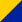 Jaune / Bleu royal