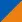 Bleu royal / Orange