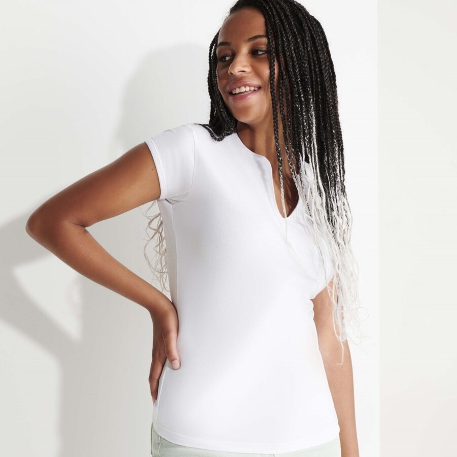 T shirt coton élasthanne femme 2025
