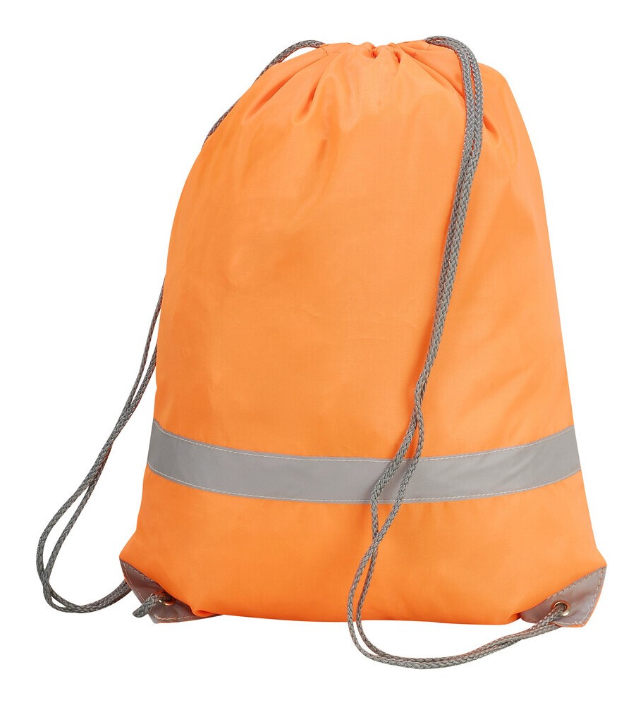 Sac a dos ficelle en polyester haute visibilite et waterproof