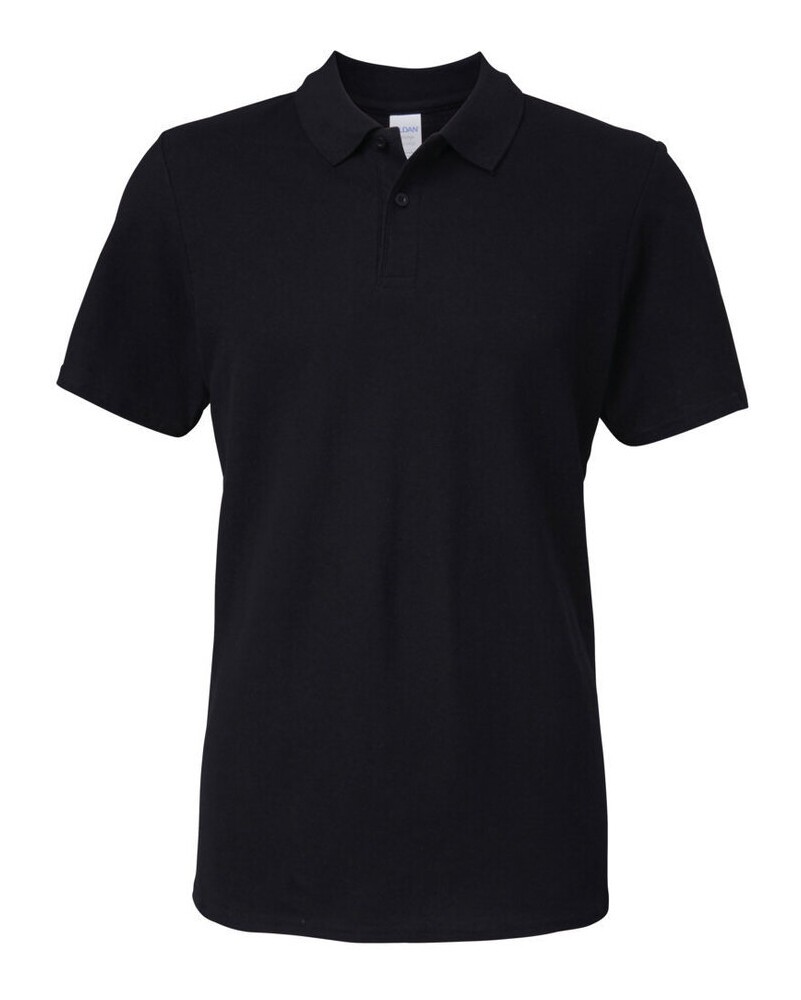 Polo homme softstyle double piqu en coton pas cher 180 g m
