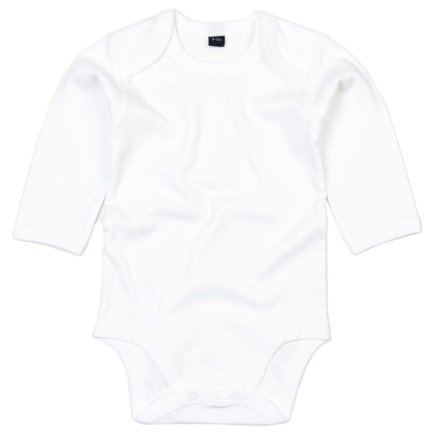 Body b b uni manches longues en coton bio 200 g m pas cher