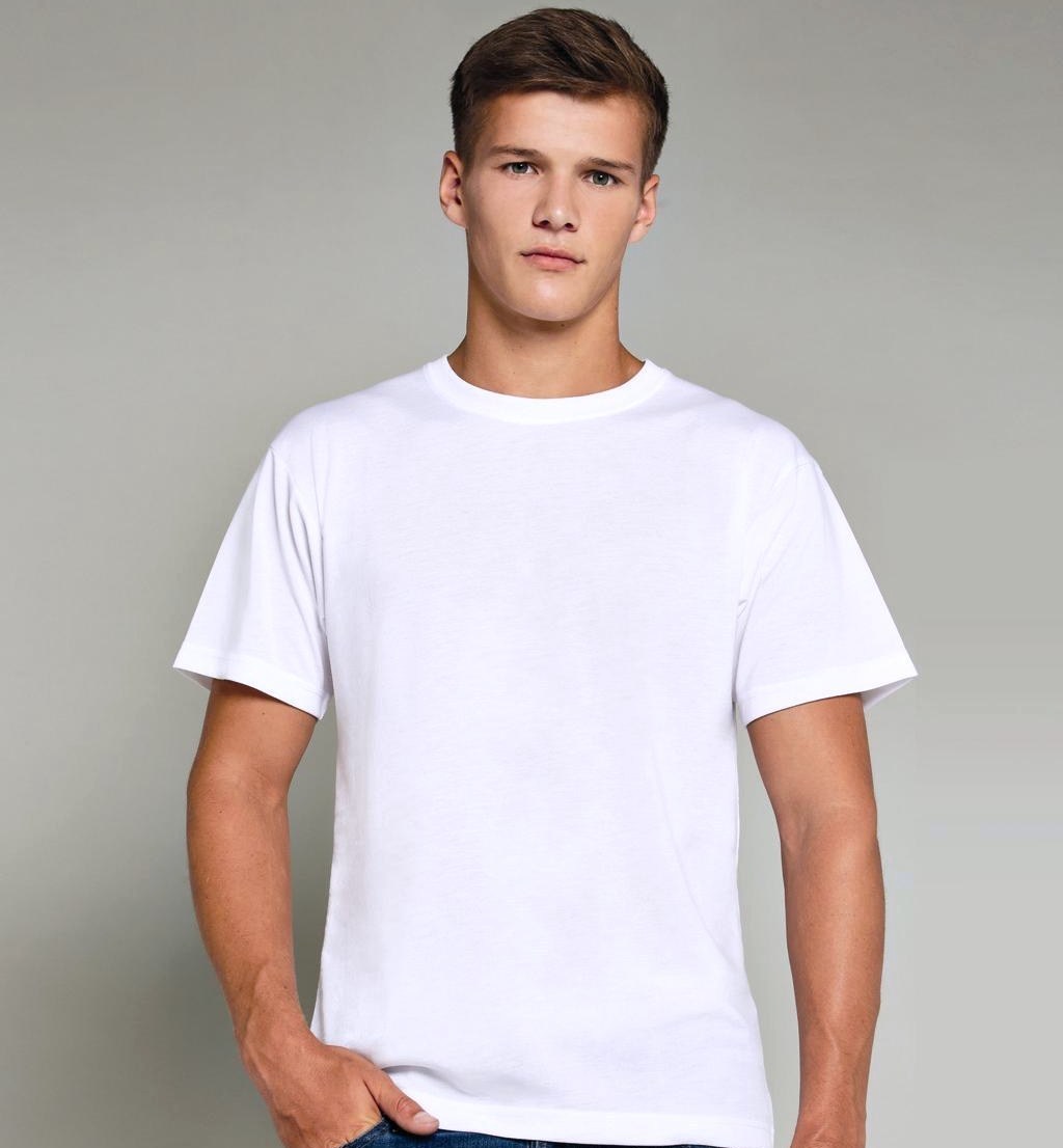 T-shirt homme pour impression en sublimation thermique, 210 g/m²