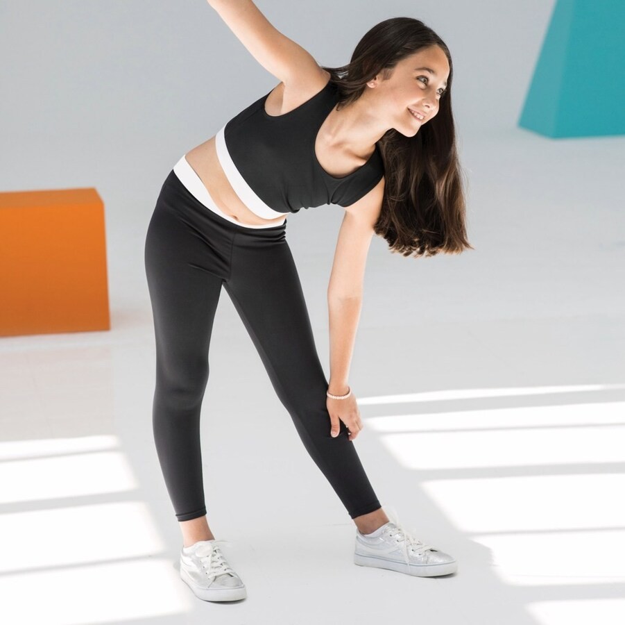 Legging de sport a la mode pour enfant ceinture elastique 280 g m