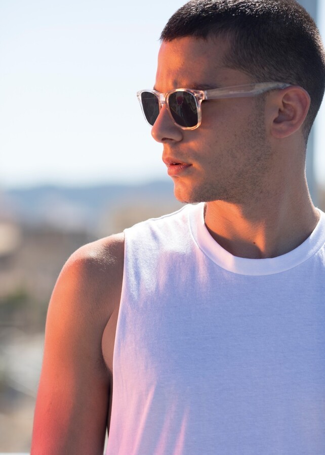 Debardeur homme ras du cou clearance