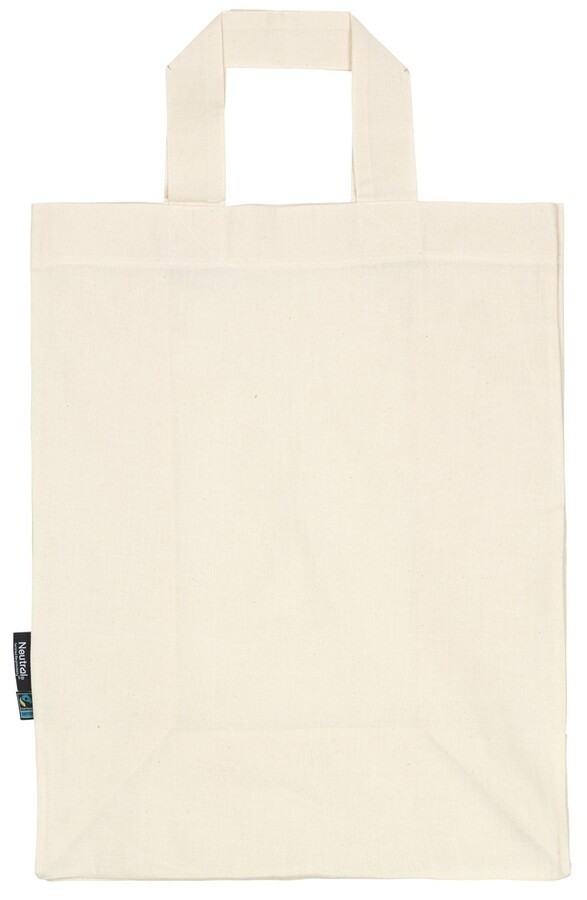 Tote bag avec grand soufflet en coton BIO commerce equitable 210 g m