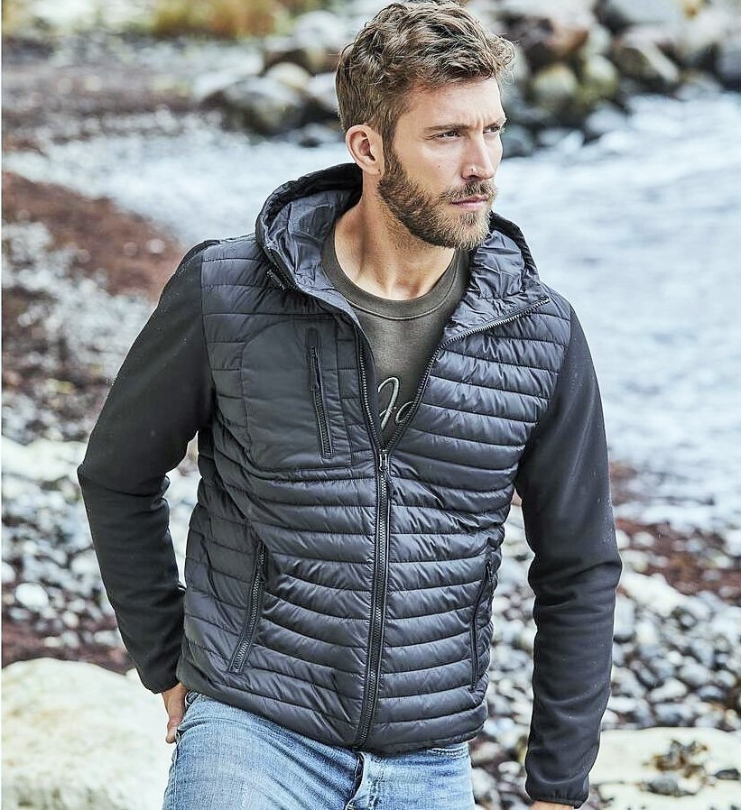 Veste doudoune softshell capuche pour homme hydrofuge et respirante