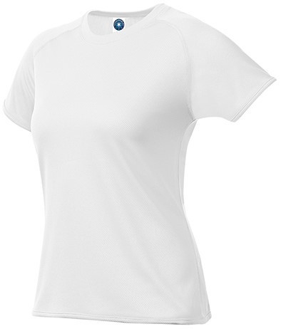 T-shirt de sport femme respirant en micro polyester, séchage rapide, 145  g/m²