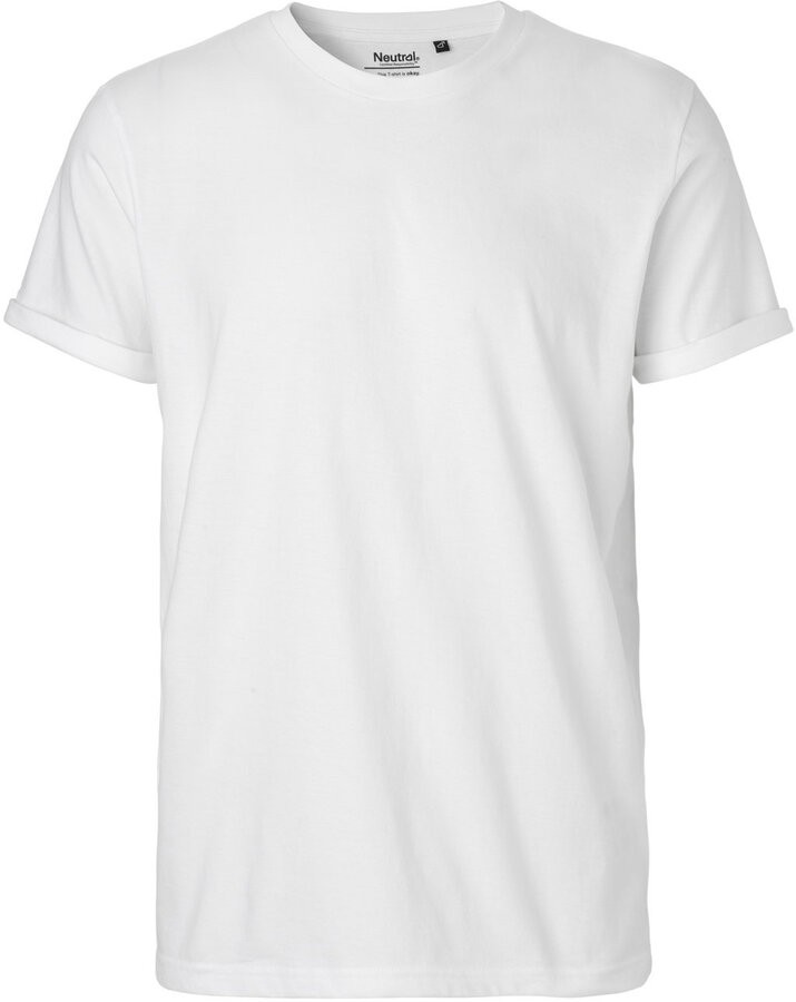 Tee shirt manche retroussée homme best sale