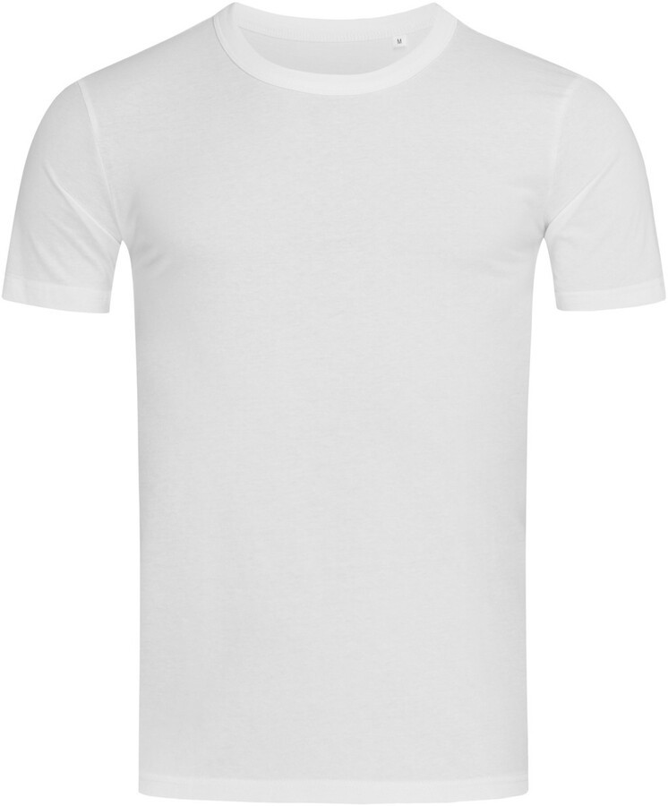 T shirt homme cintre col rond cotele en coton ringspun NO LABEL 160 g m